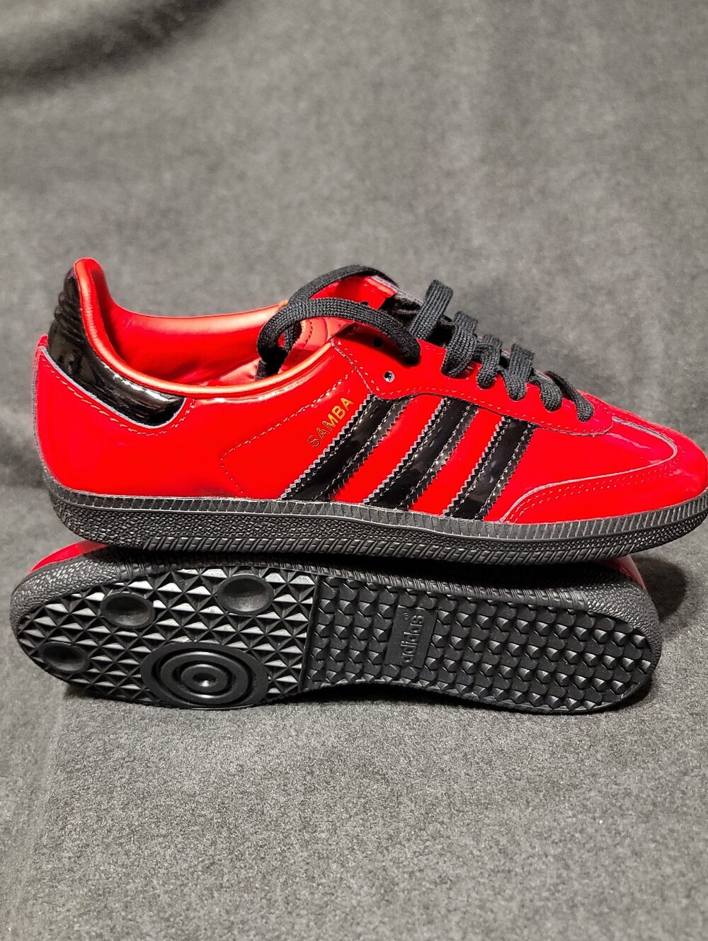 Adidas Samba OG "Better Scarlet & Black Patent"
